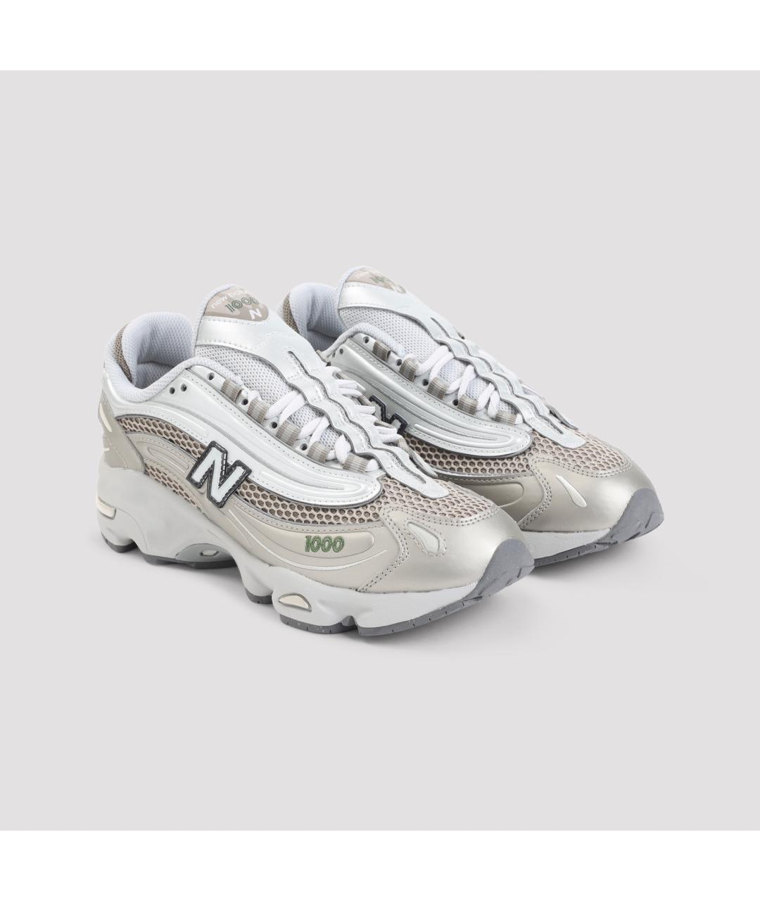 NEW BALANCE Серебряные низкие кроссовки / кеды, фото 3