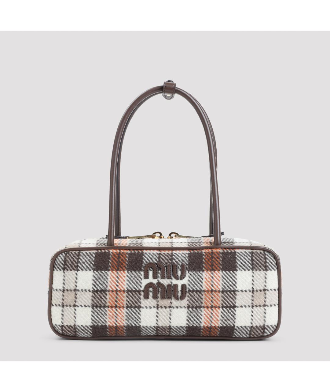 MIU MIU Мульти шерстяная сумка тоут, фото 5