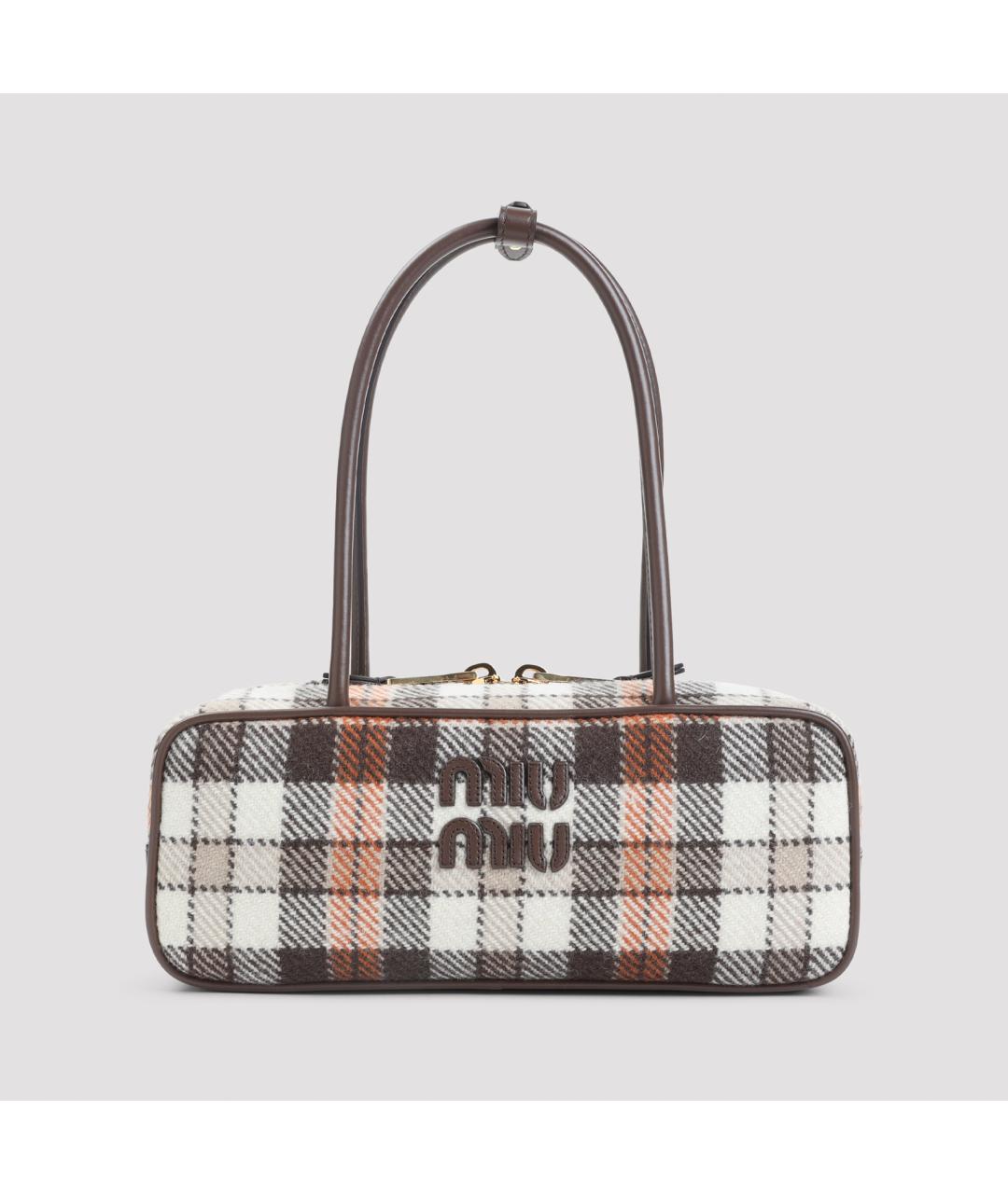 MIU MIU Мульти шерстяная сумка тоут, фото 2