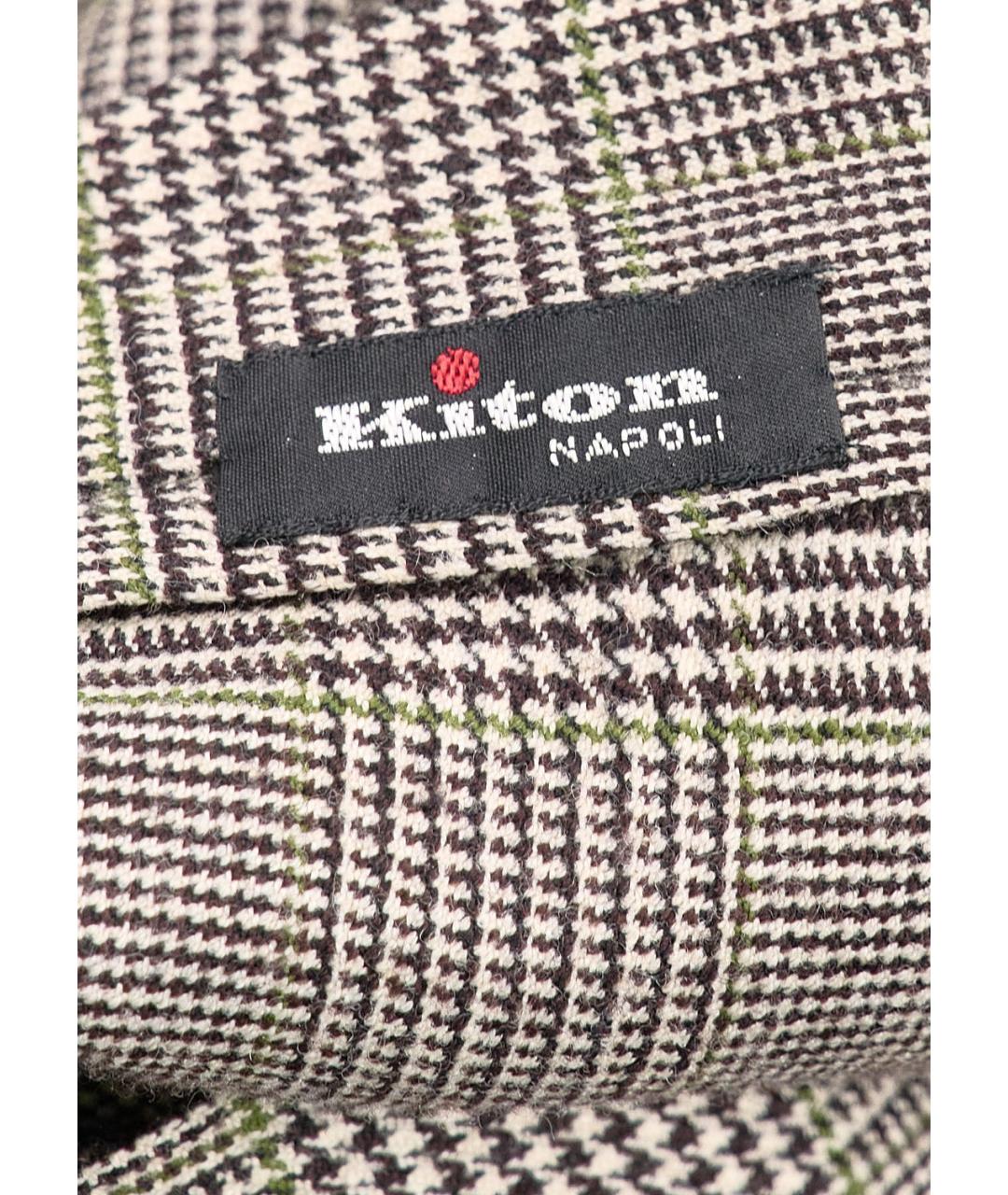 KITON Мульти шерстяной костюм с брюками, фото 9