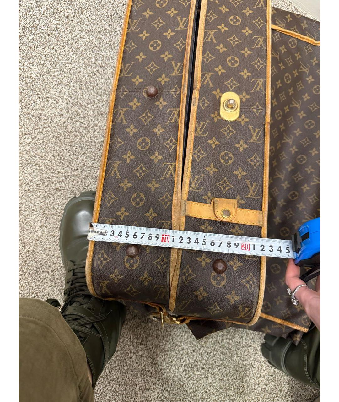 LOUIS VUITTON Коричневая дорожная/спортивная сумка, фото 7