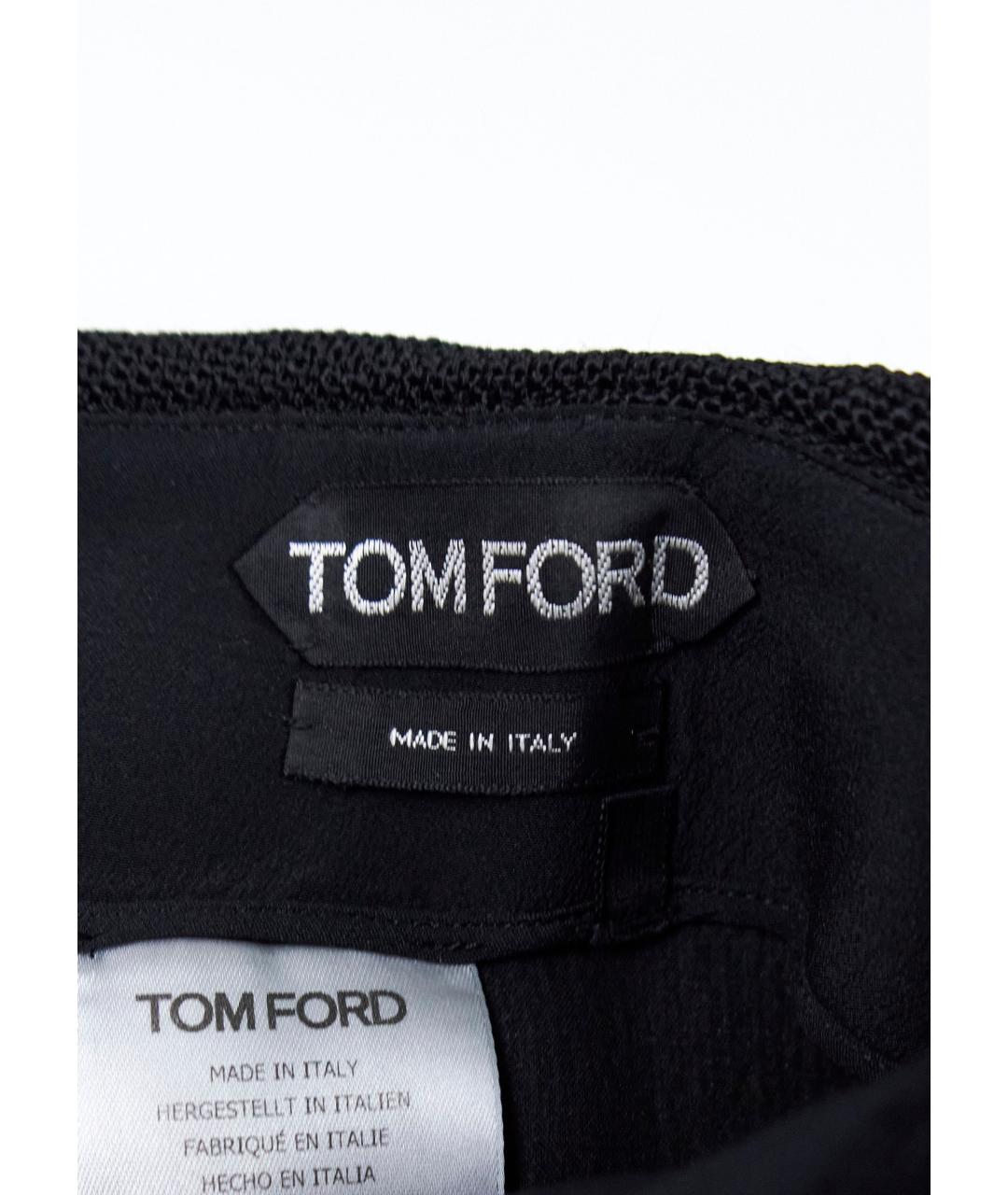 TOM FORD Черный вискозный костюм с юбками, фото 8