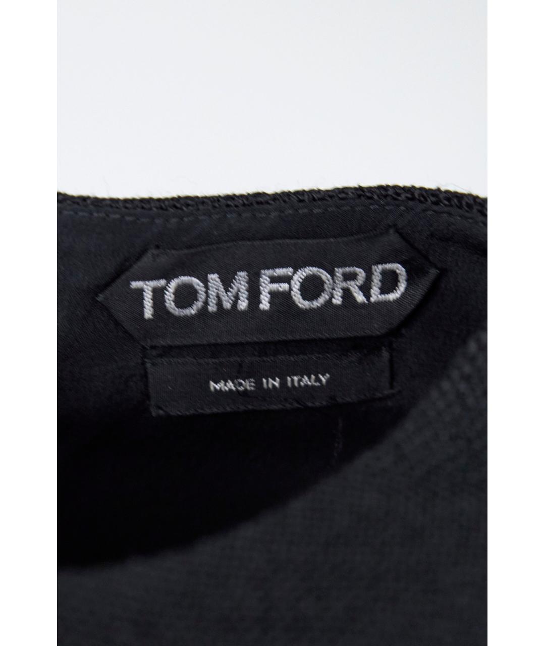 TOM FORD Черный вискозный костюм с юбками, фото 4