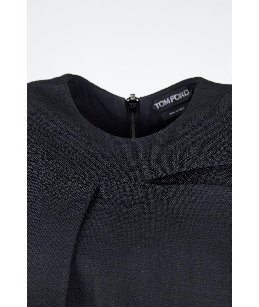 TOM FORD Черный вискозный костюм с юбками, фото 5