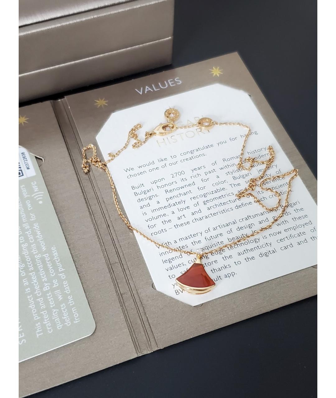 BVLGARI Золотое колье из розового золота, фото 3