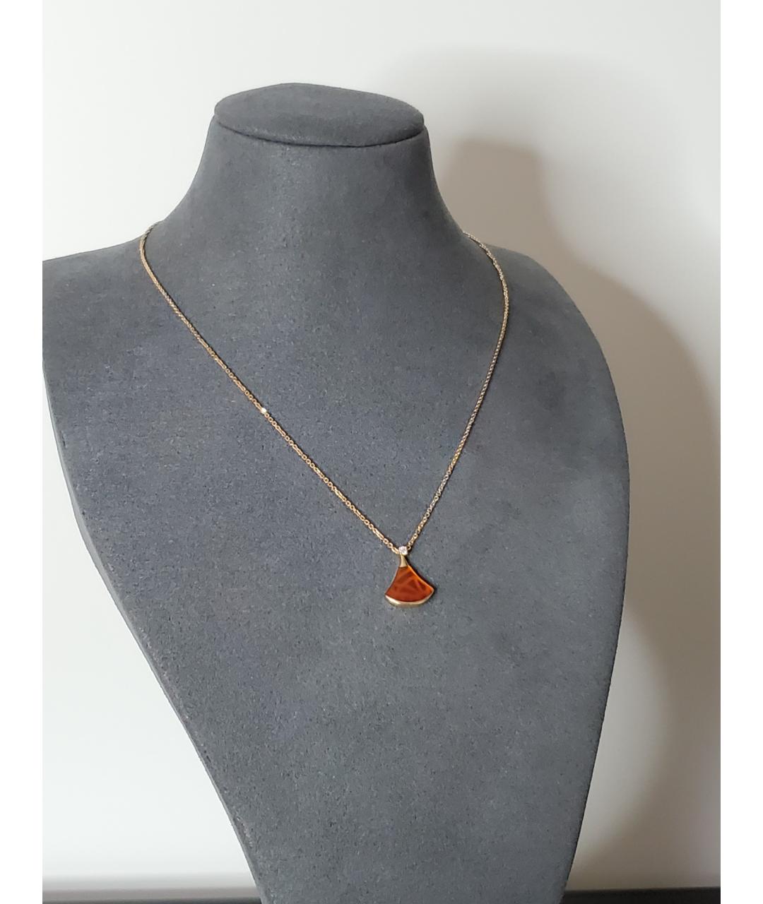 BVLGARI Золотое колье из розового золота, фото 6