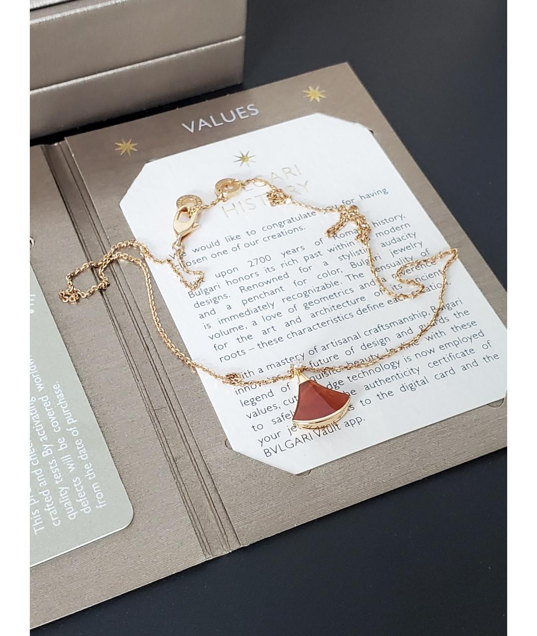BVLGARI Золотое колье из розового золота, фото 4