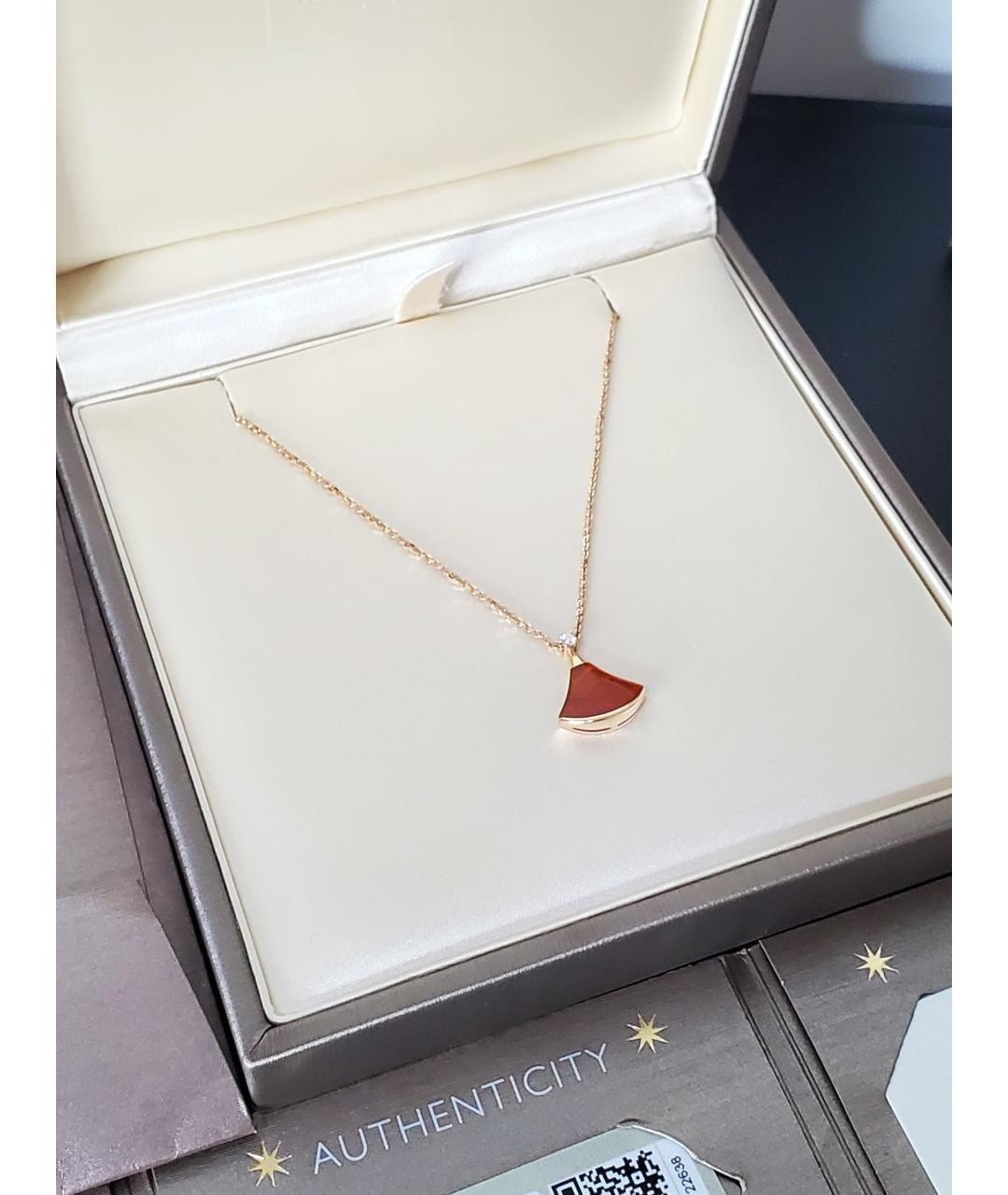 BVLGARI Золотое колье из розового золота, фото 2