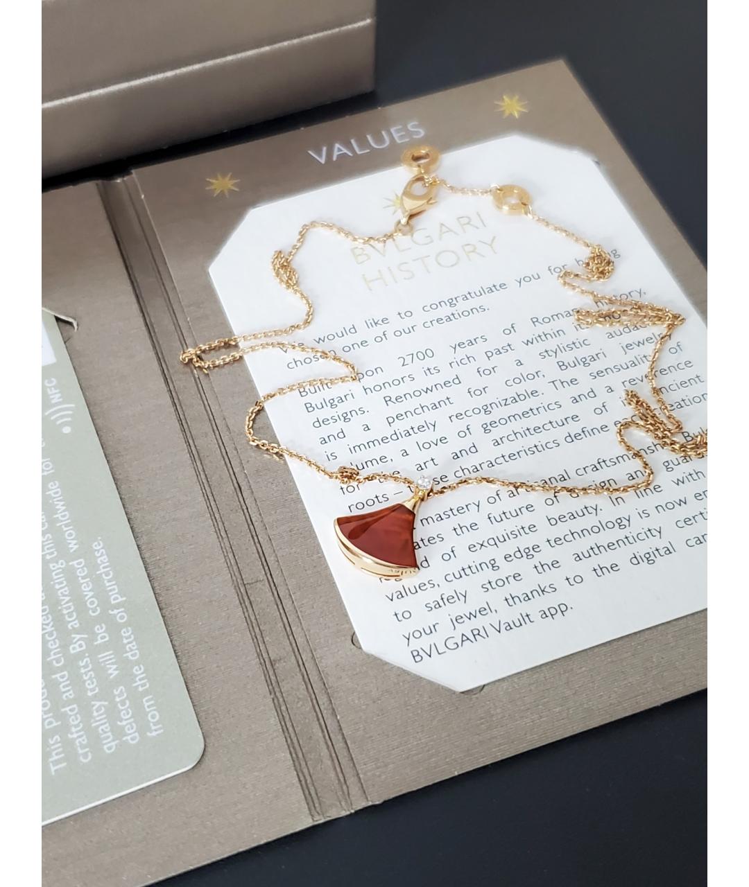 BVLGARI Золотое колье из розового золота, фото 5