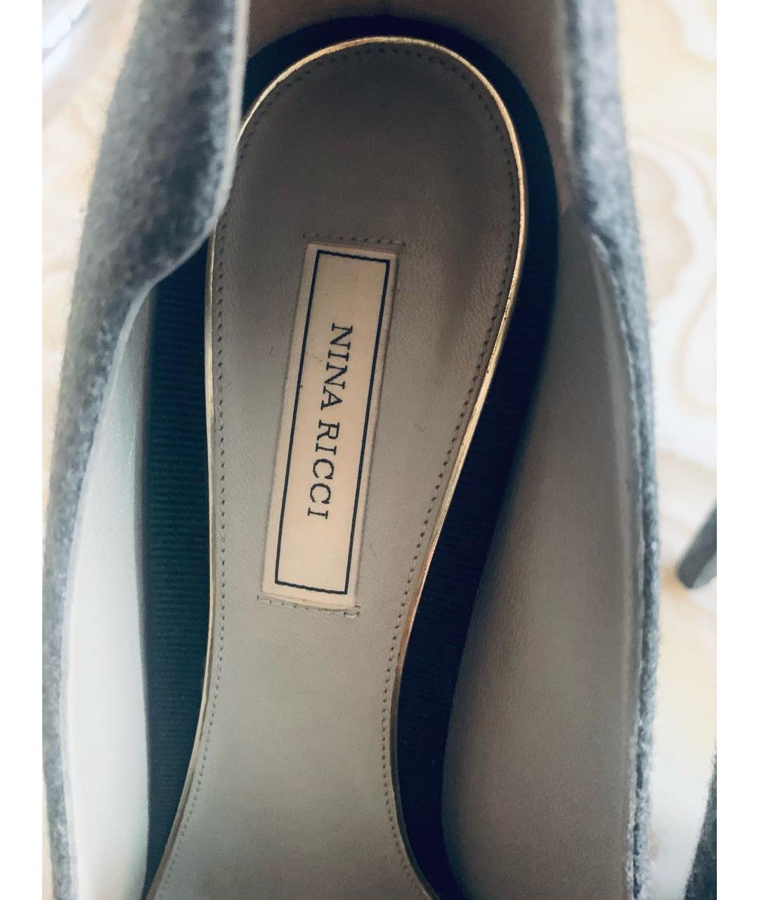 NINA RICCI Серые туфли, фото 3