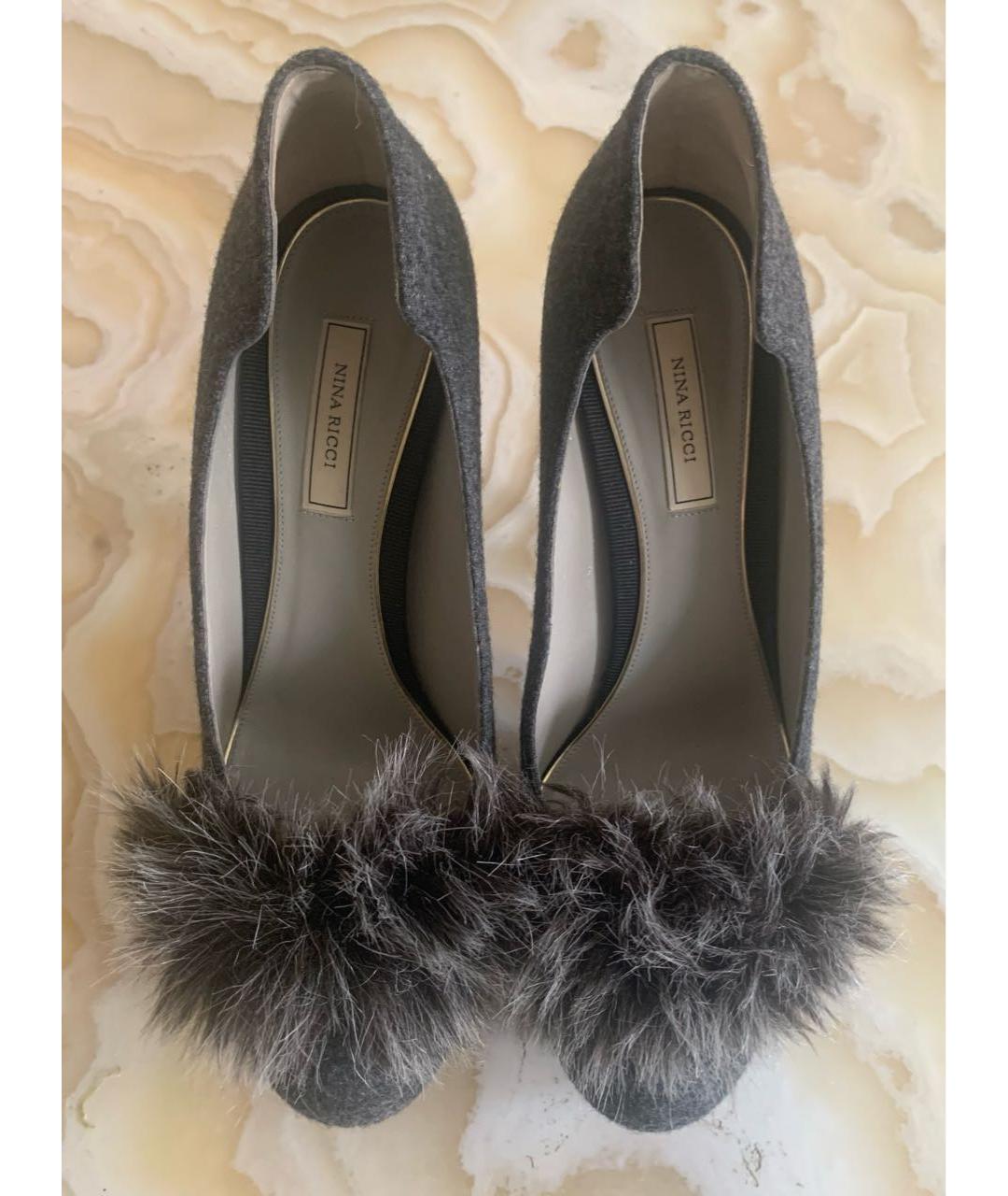 NINA RICCI Серые туфли, фото 2