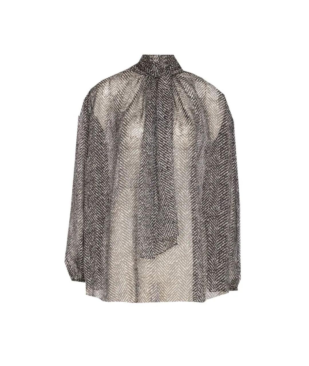 DOLCE&GABBANA Мульти шелковая блузы, фото 1