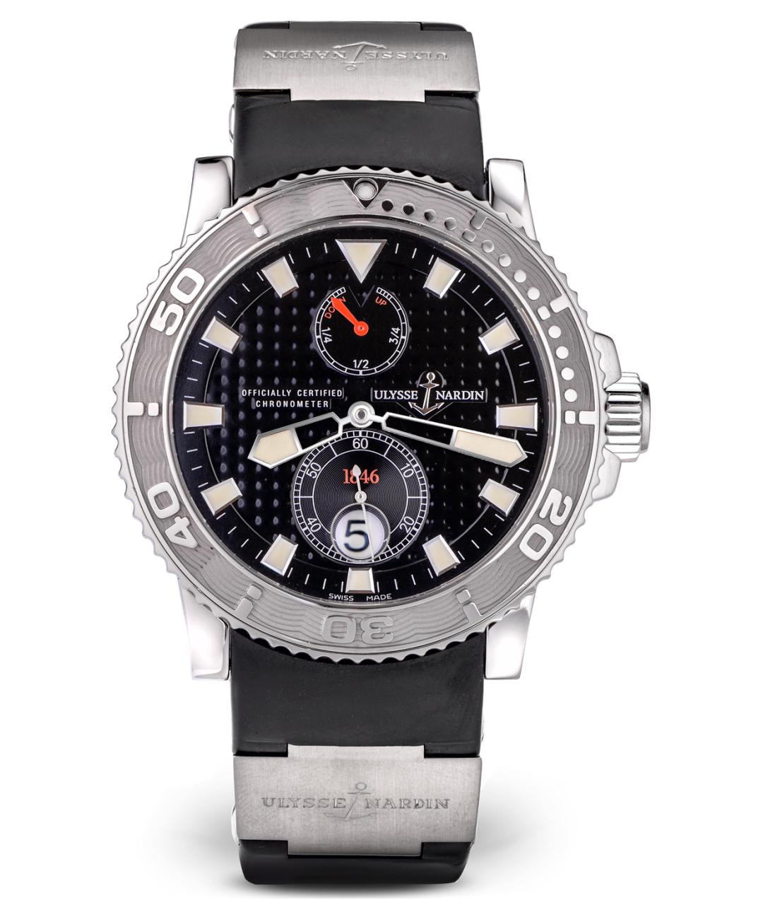 Ulysse Nardin Черные часы, фото 8