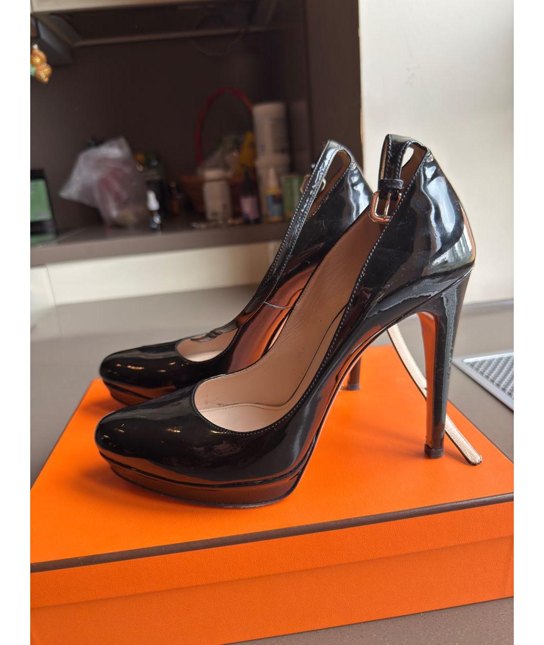PRADA Черные туфли из лакированной кожи, фото 5