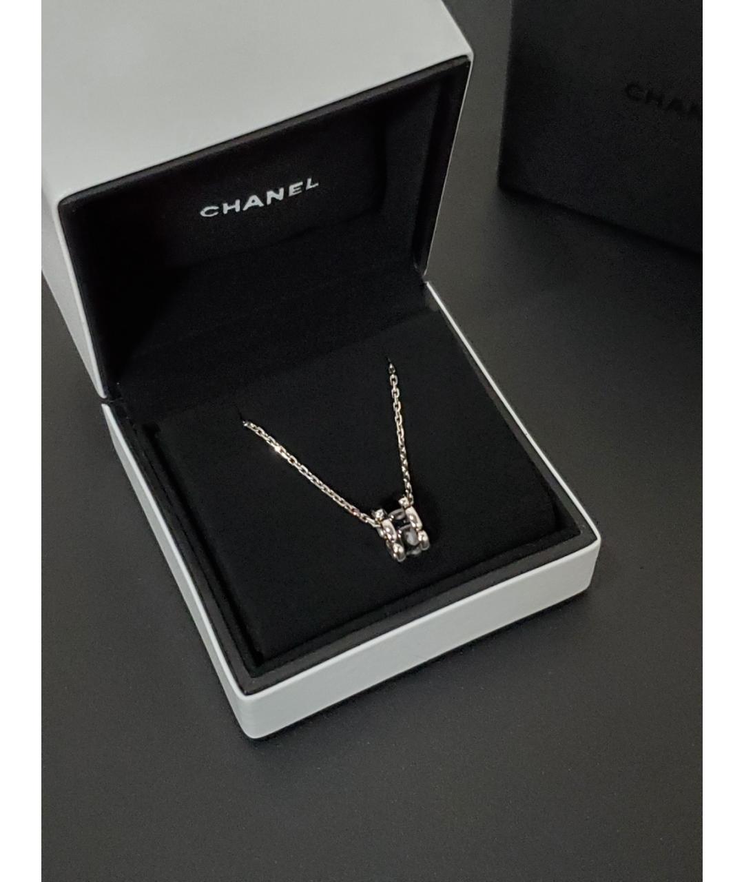 CHANEL Серебряное колье из белого золота, фото 5