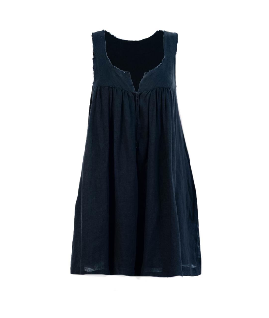 ISABEL MARANT ETOILE Черный льняной комбинезон, фото 1