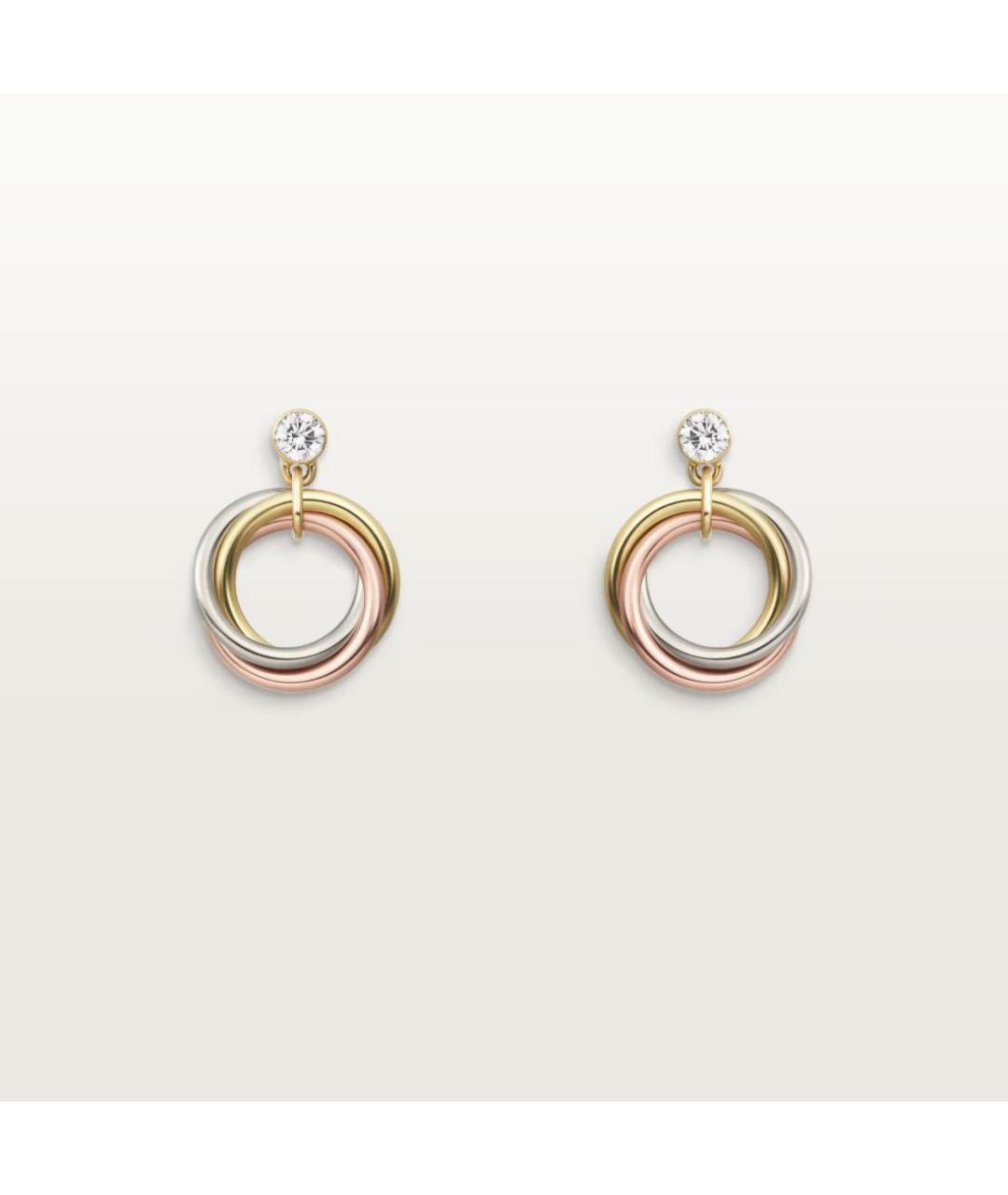 CARTIER Мульти серьги из желтого золота, фото 7