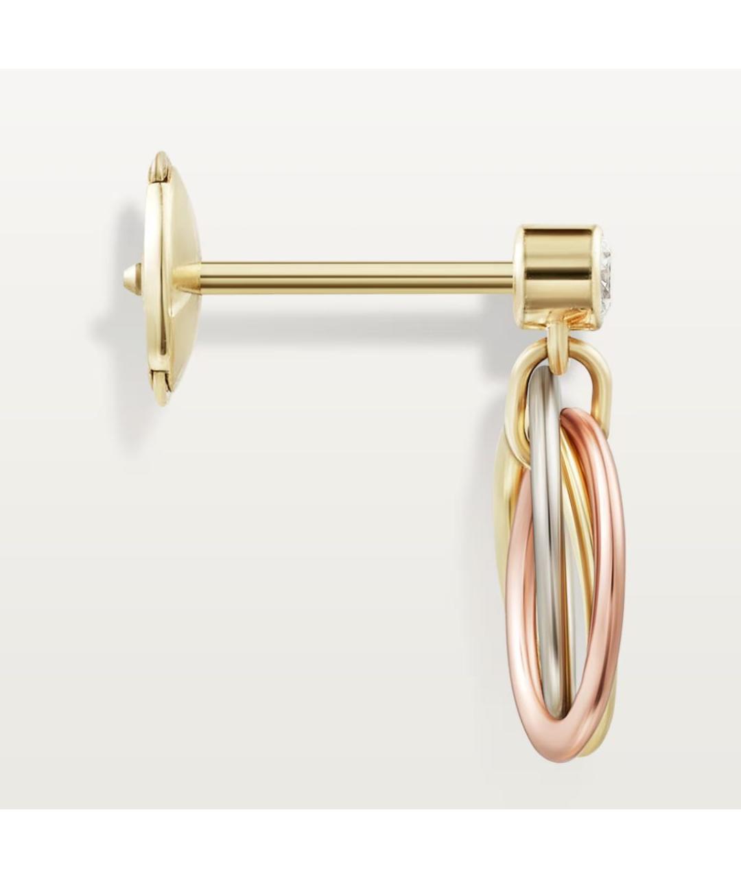 CARTIER Мульти серьги из желтого золота, фото 4