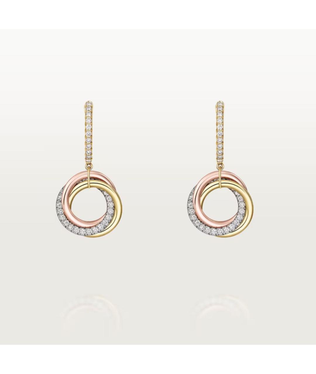CARTIER Золотые серьги из желтого золота, фото 6