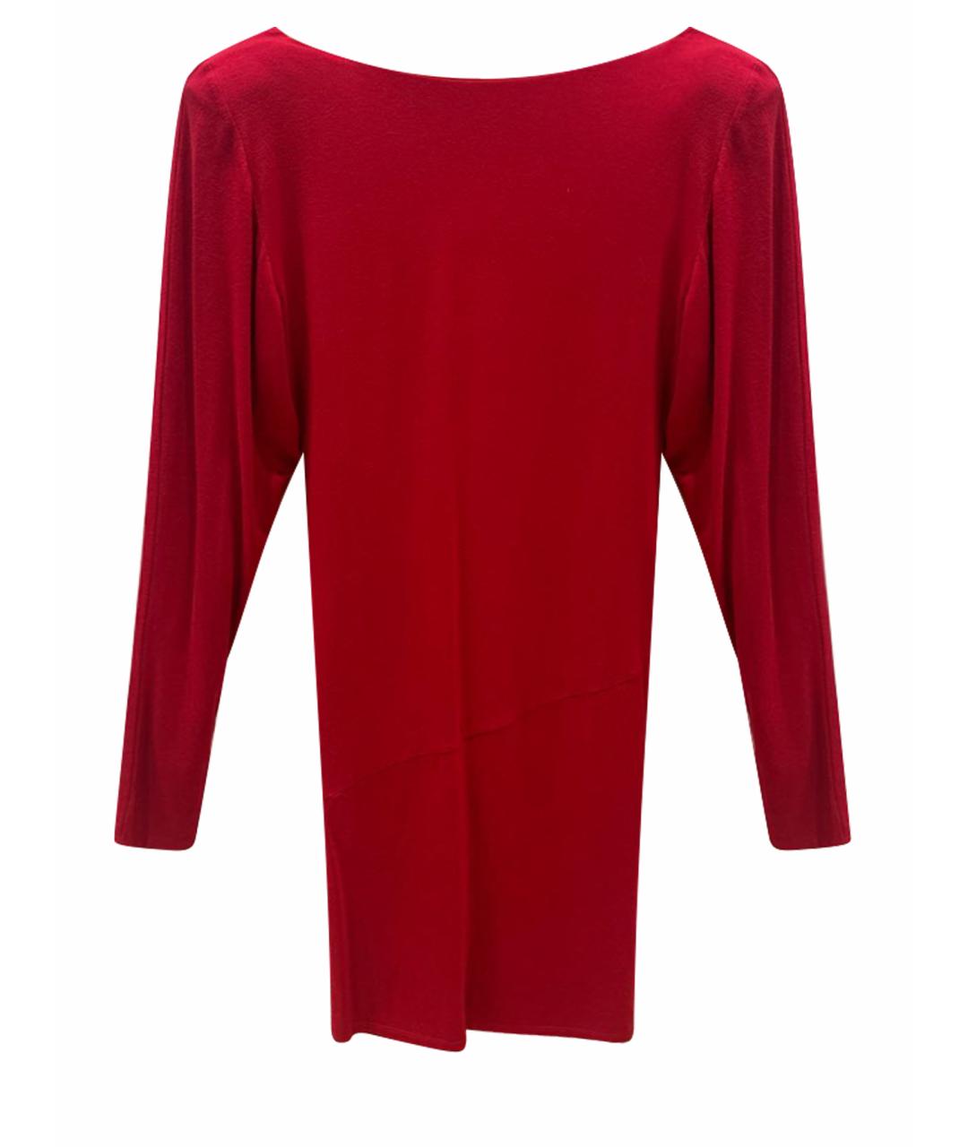 ALEXANDRE VAUTHIER Красное полиэстеровое коктейльное платье, фото 1