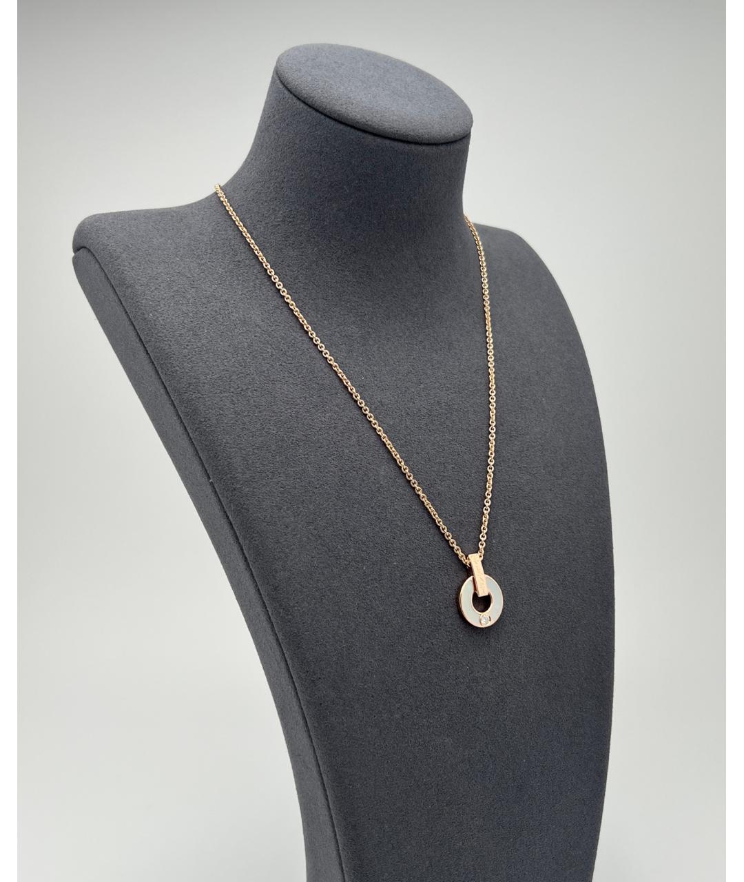 BVLGARI Золотое колье из розового золота, фото 3