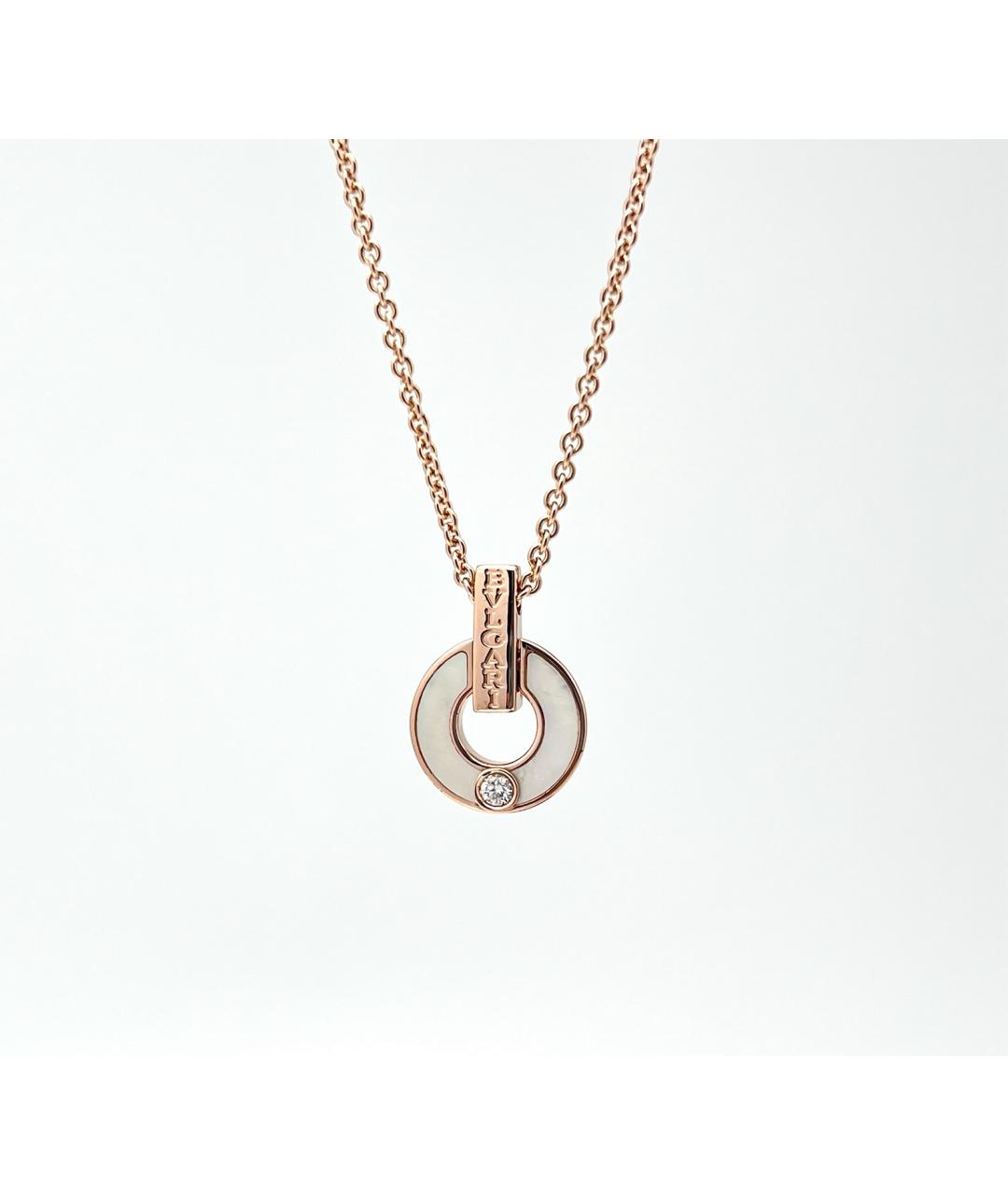 BVLGARI Золотое колье из розового золота, фото 6
