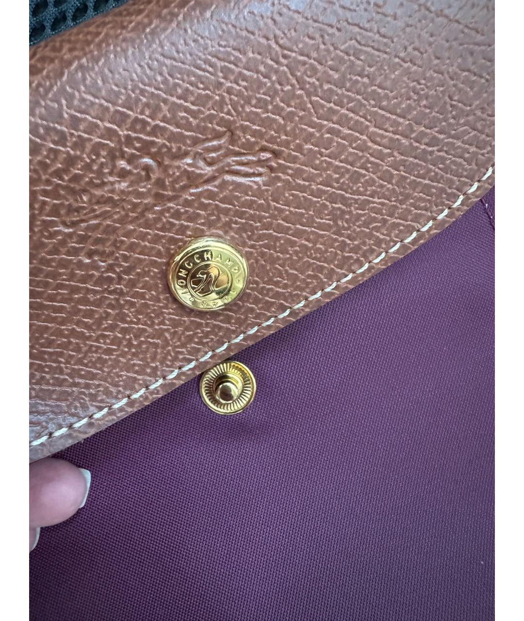 LONGCHAMP Фиолетовая дорожная/спортивная сумка, фото 5