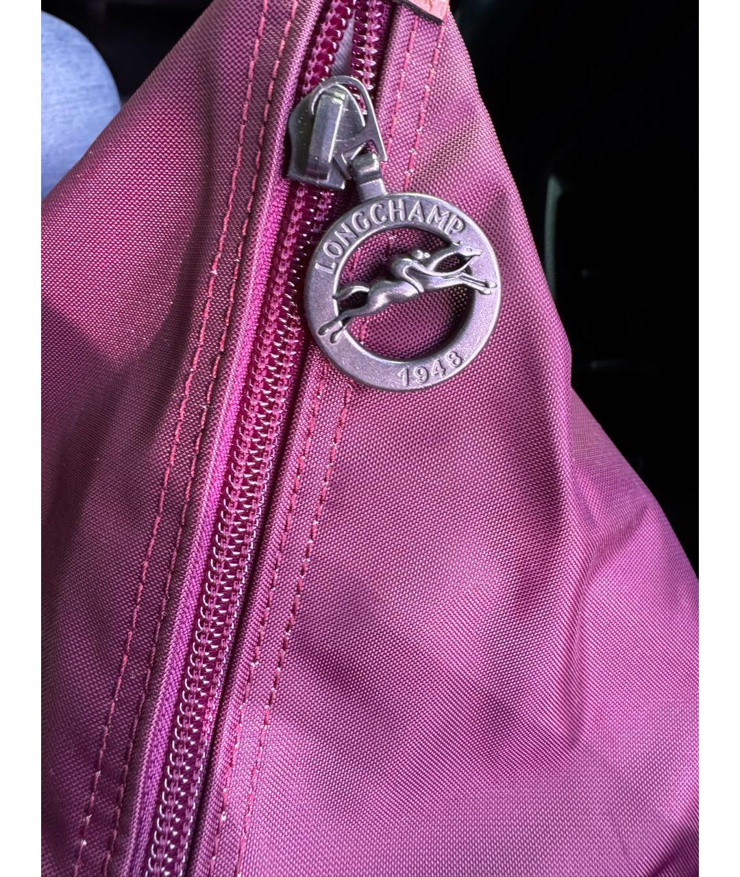 LONGCHAMP Фиолетовая дорожная/спортивная сумка, фото 4