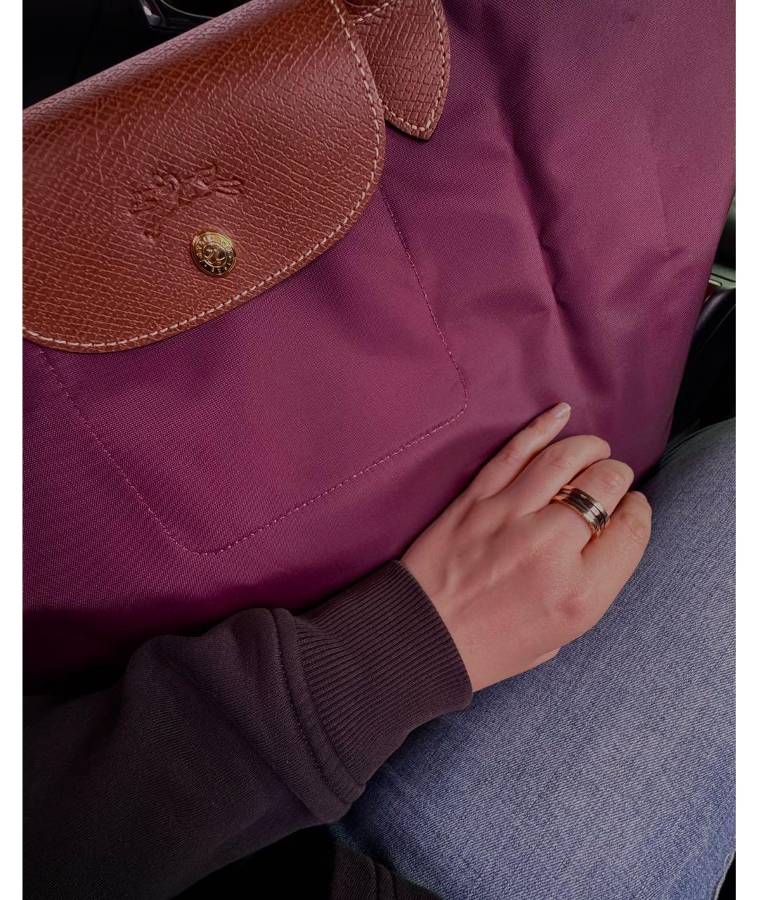 LONGCHAMP Фиолетовая дорожная/спортивная сумка, фото 2