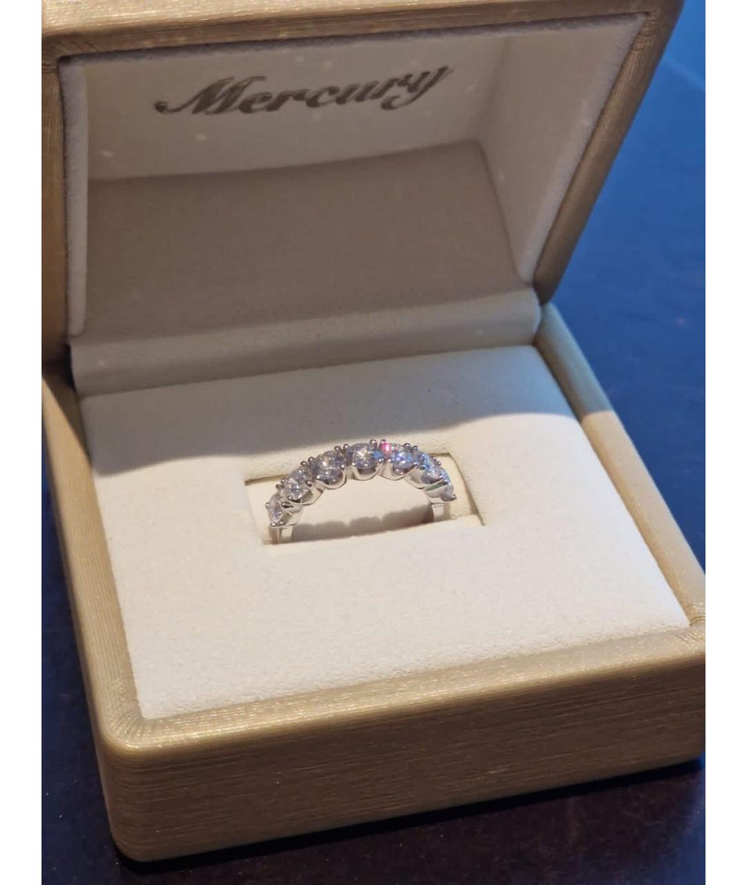MERCURY Белое кольцо из белого золота, фото 2