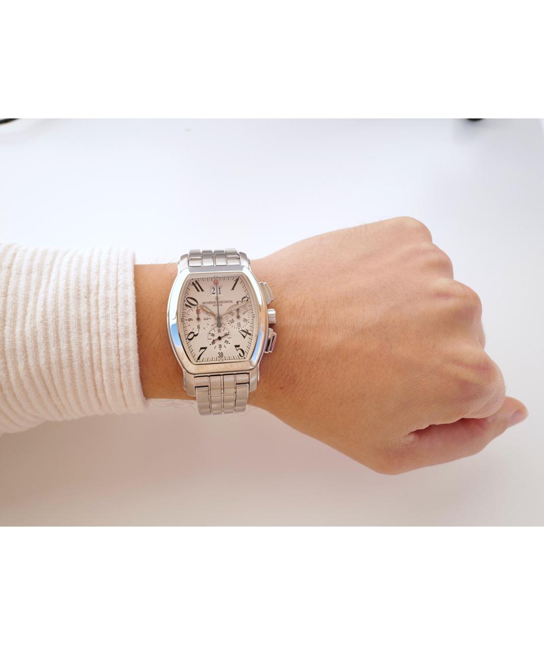 VACHERON CONSTANTIN Бежевые стальные часы, фото 7