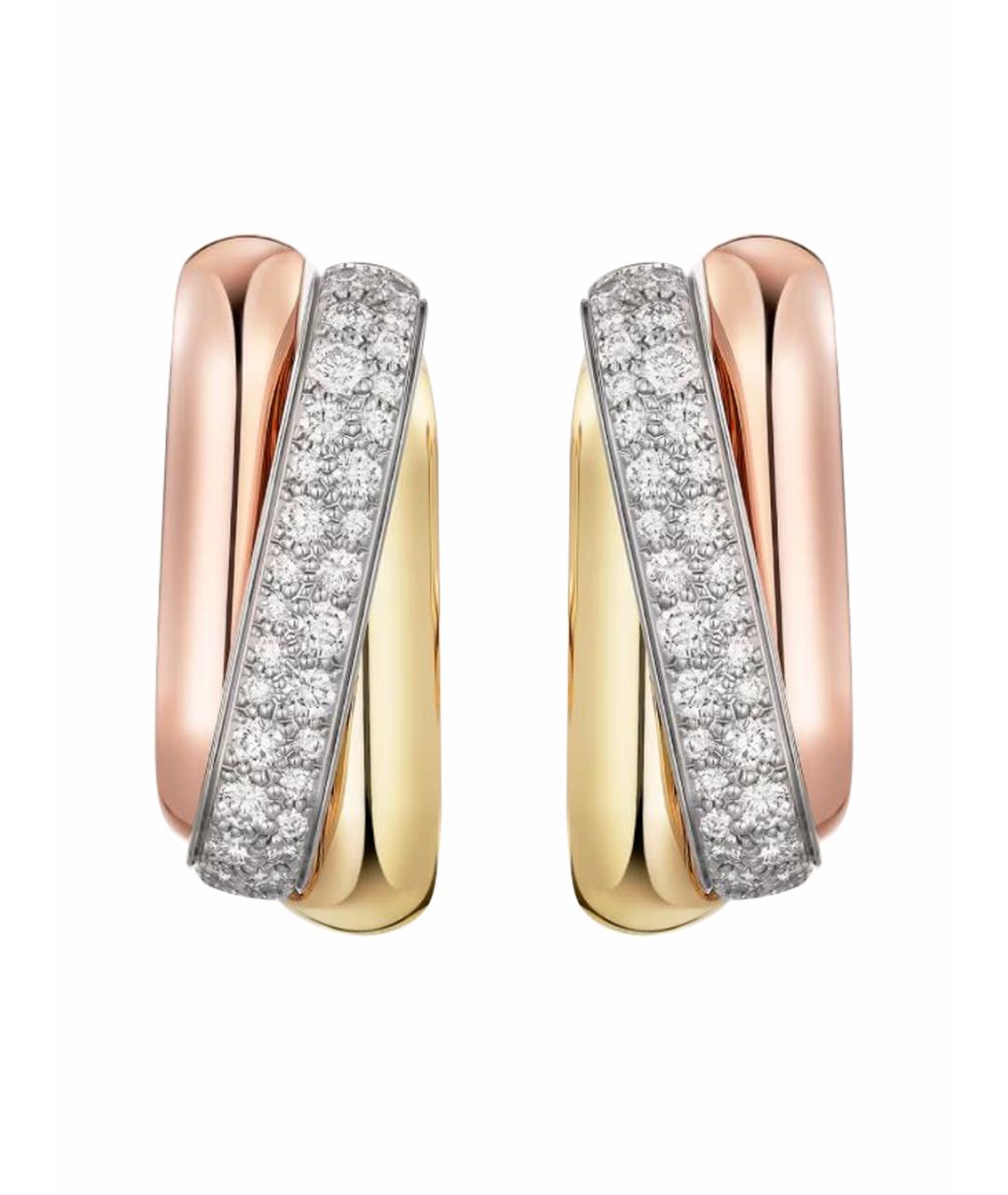 CARTIER Мульти серьги из розового золота, фото 1