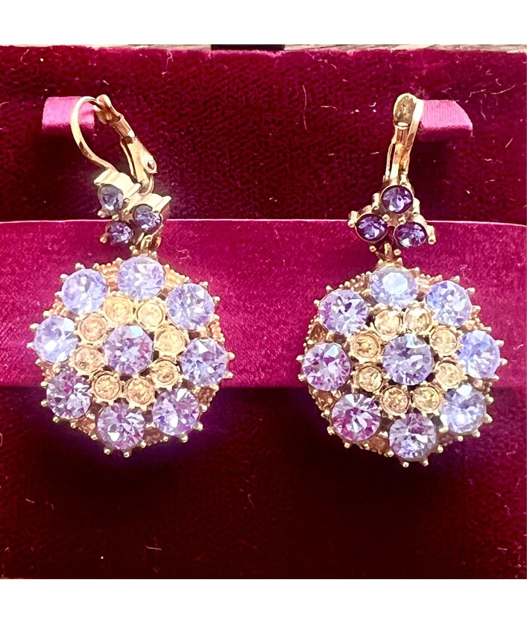 DOLCE&GABBANA Золотые металлические серьги, фото 2