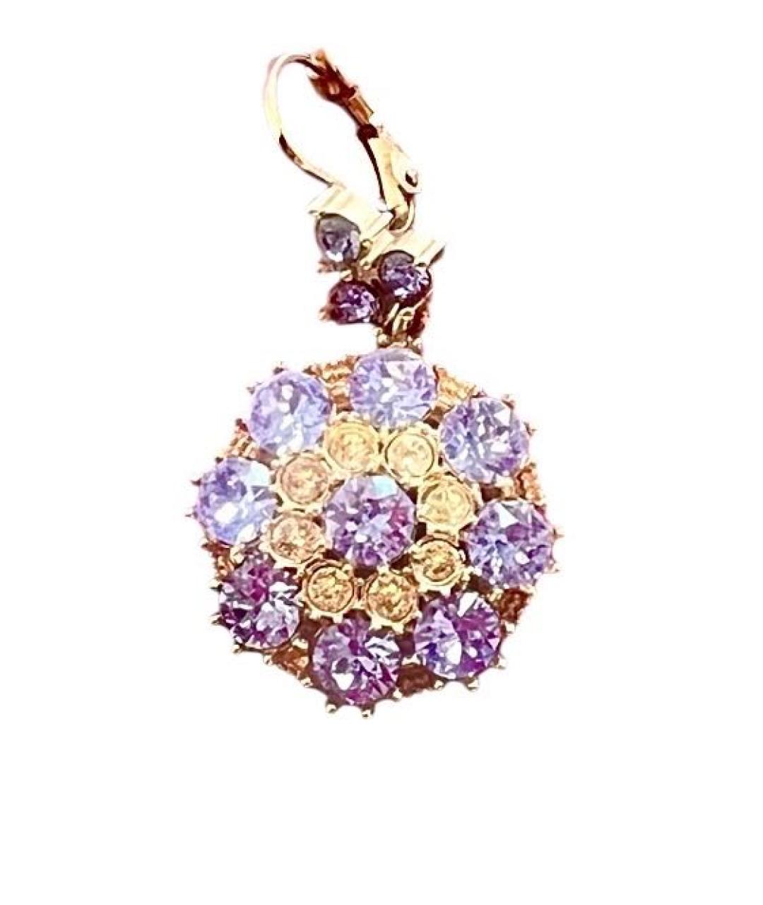 DOLCE&GABBANA Золотые металлические серьги, фото 1