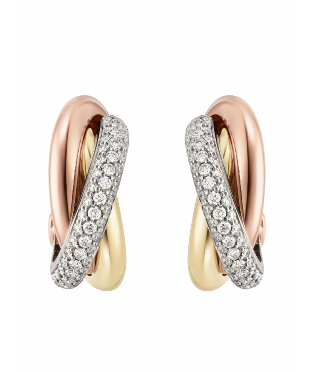 CARTIER Мульти серьги из розового золота, фото 1