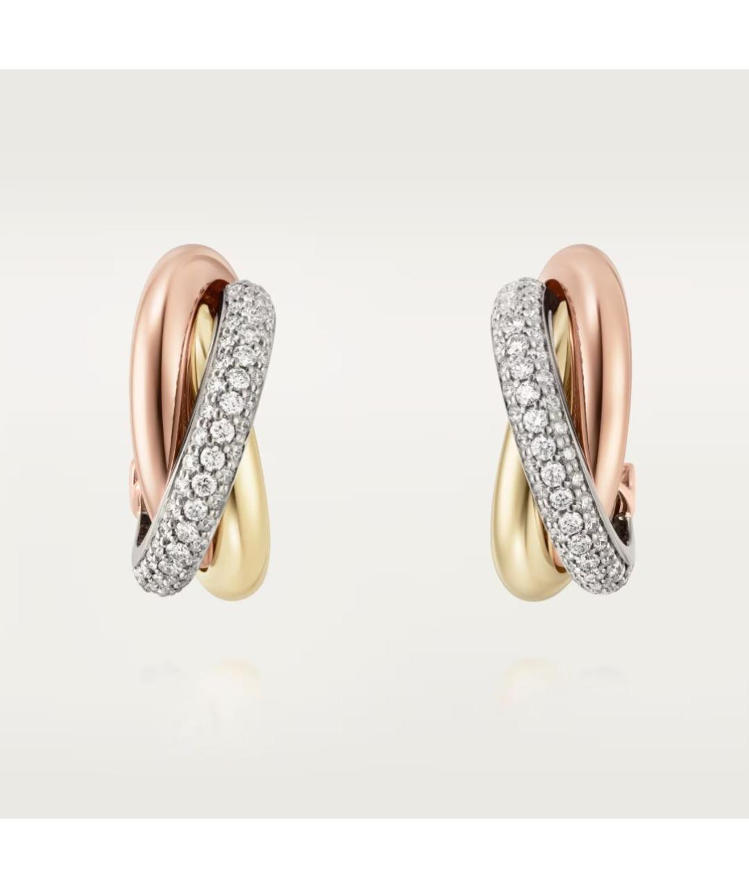 CARTIER Мульти серьги из розового золота, фото 8