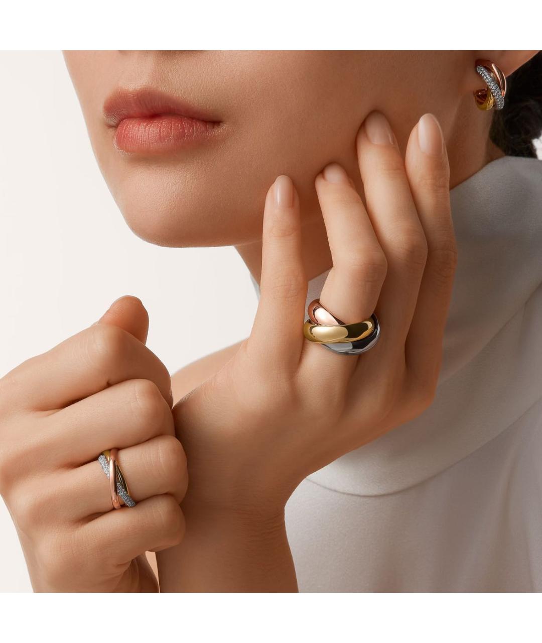 CARTIER Мульти серьги из розового золота, фото 2