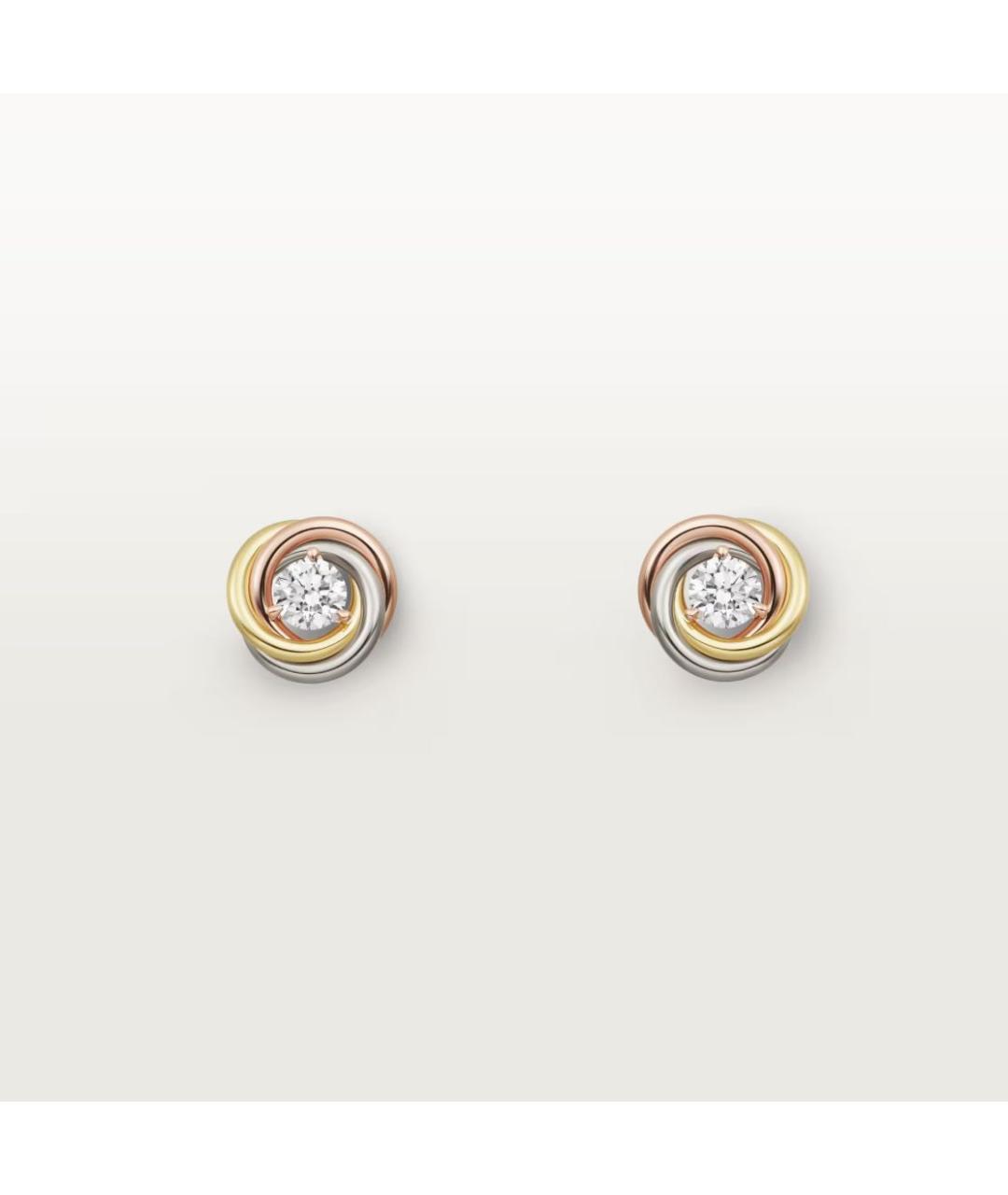 CARTIER Мульти серьги из желтого золота, фото 7