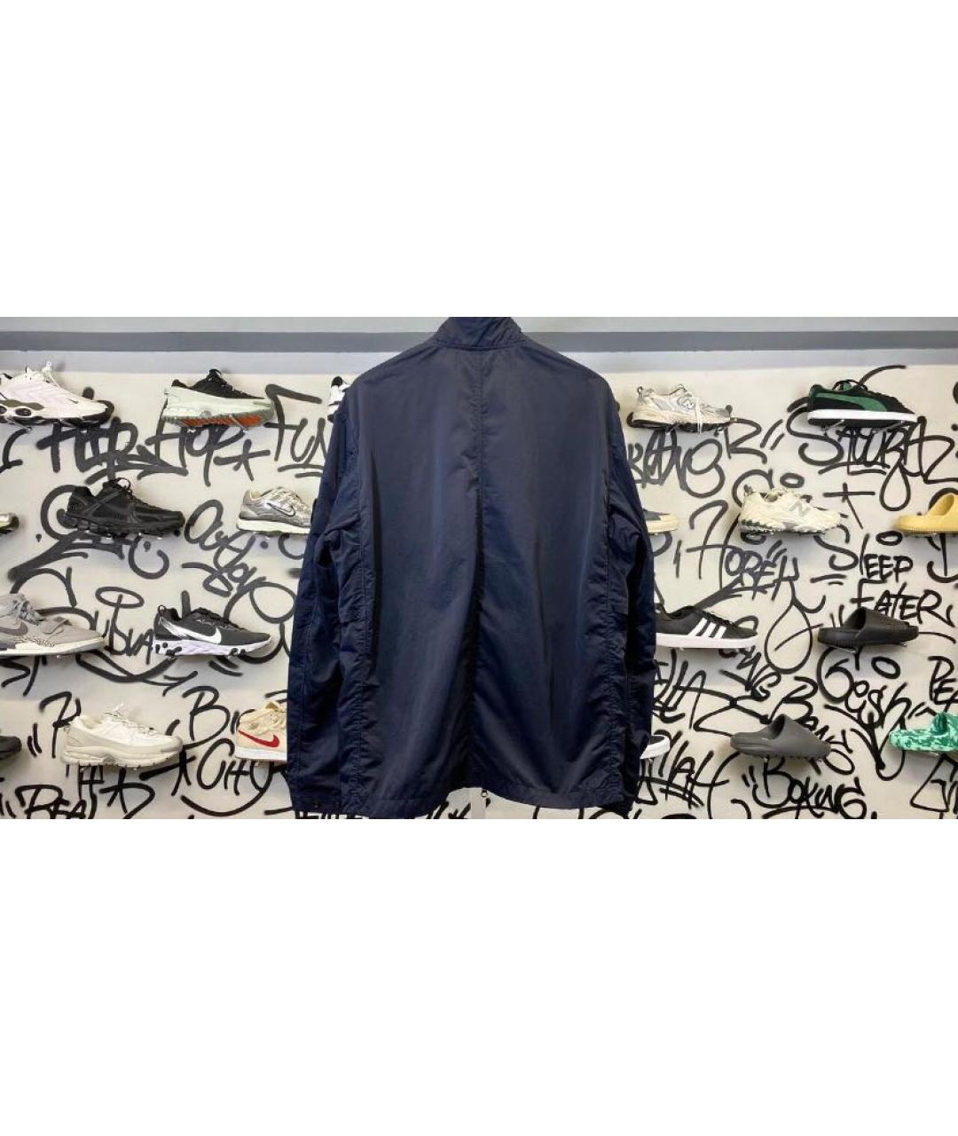 STONE ISLAND Темно-синяя куртка, фото 3