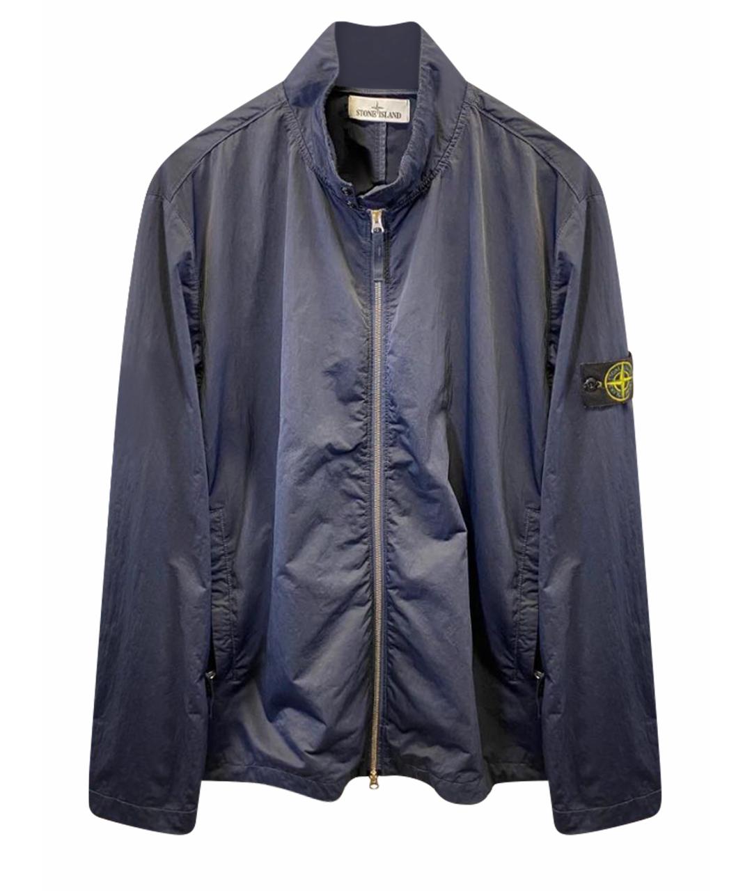 STONE ISLAND Темно-синяя куртка, фото 1