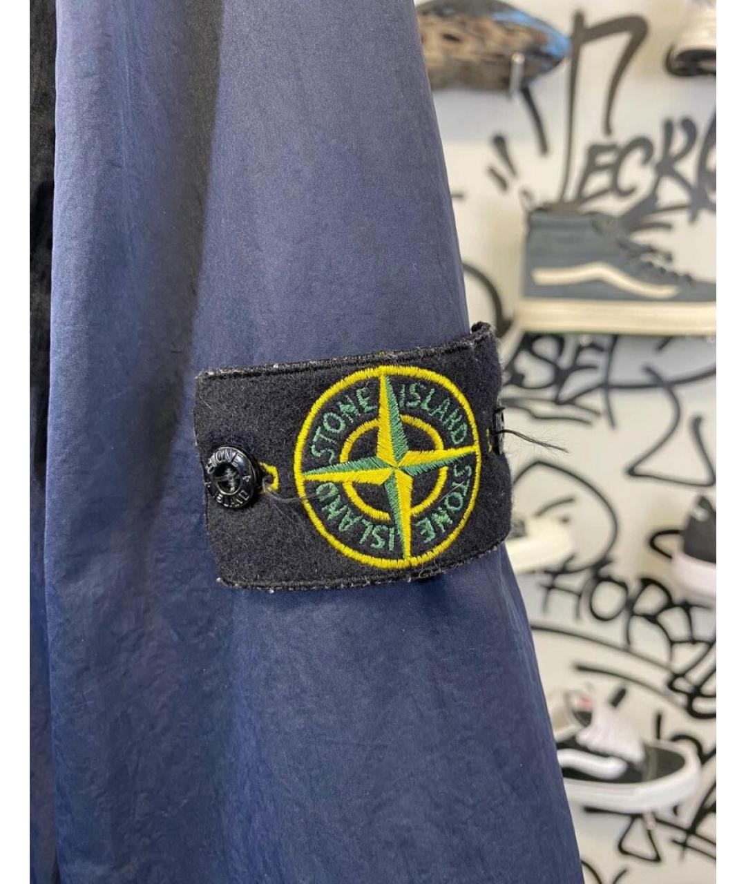 STONE ISLAND Темно-синяя куртка, фото 6