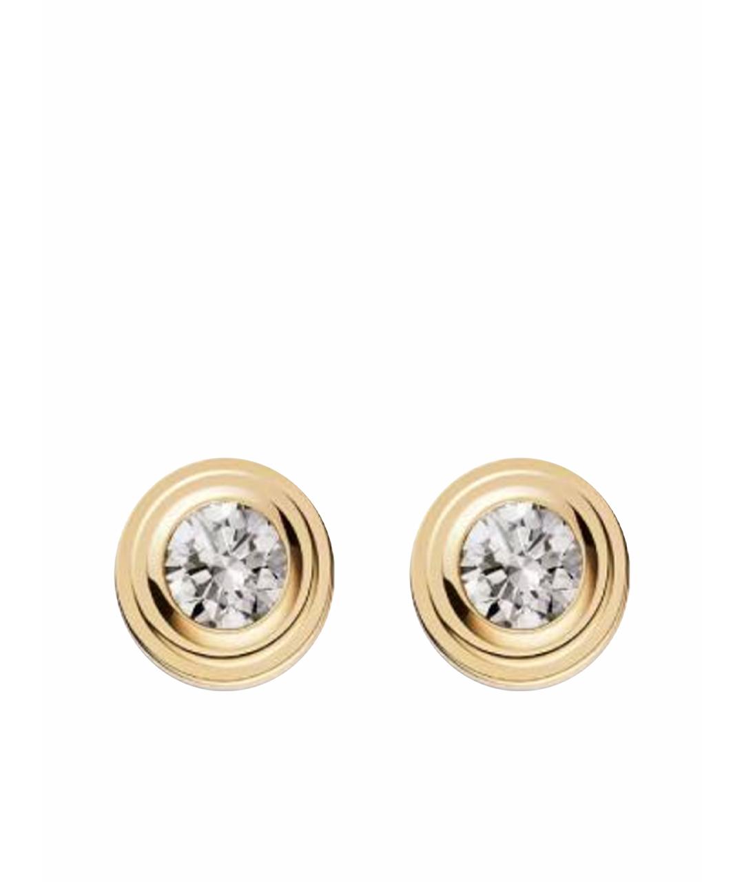 CARTIER Золотые серьги из желтого золота, фото 1