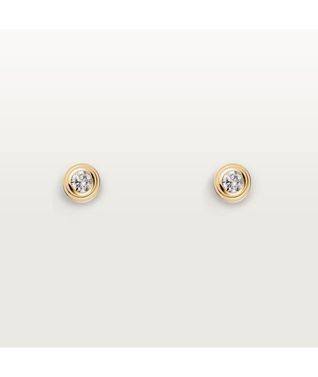 CARTIER Золотые серьги из желтого золота, фото 8