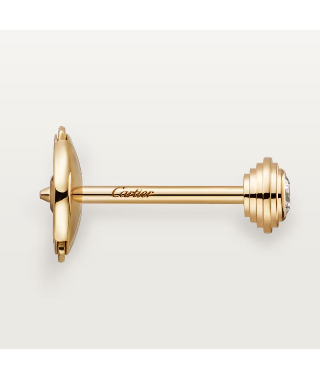 CARTIER Золотые серьги из желтого золота, фото 4