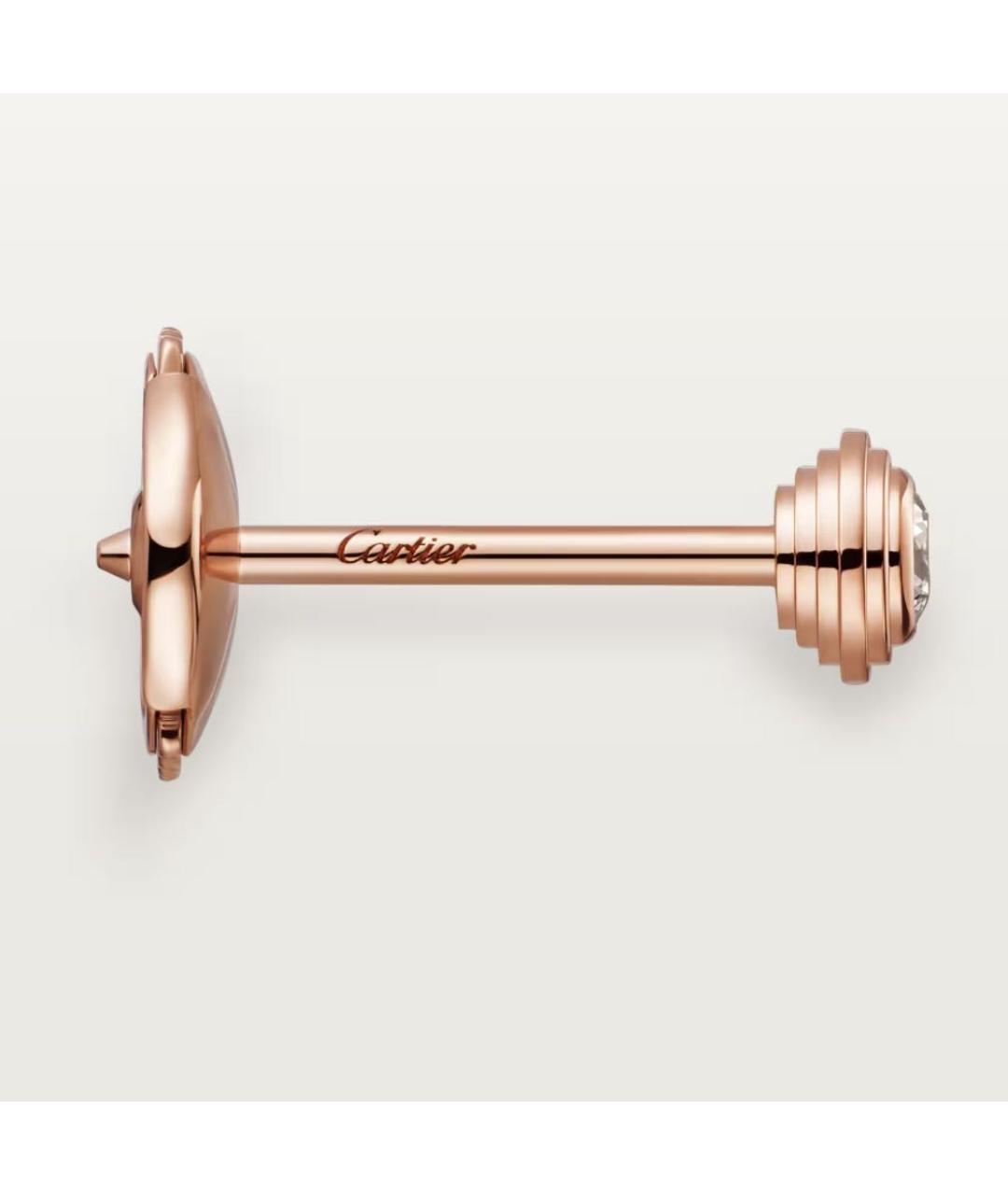 CARTIER Серьги из розового золота, фото 3