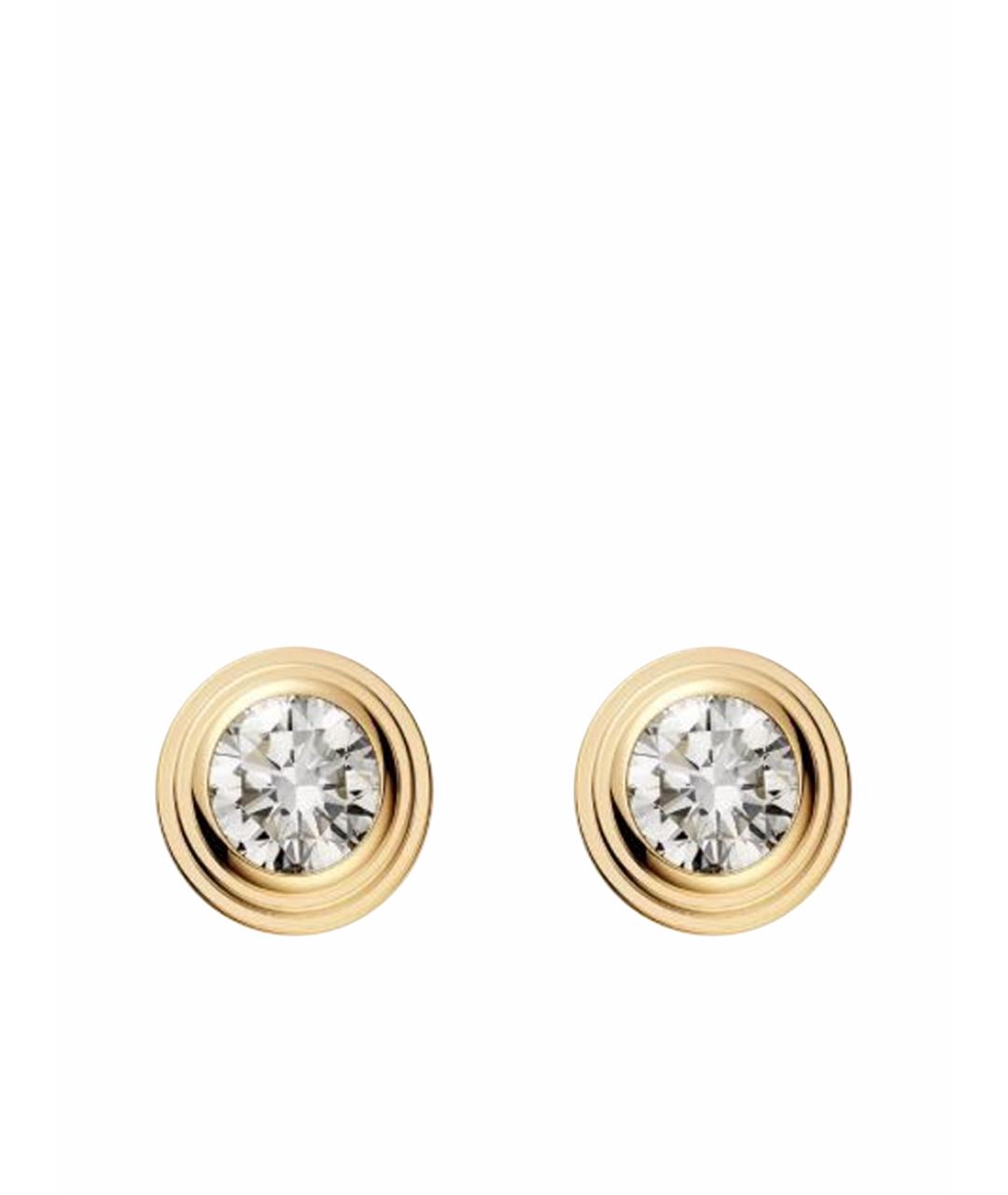 CARTIER Золотые серьги из желтого золота, фото 1