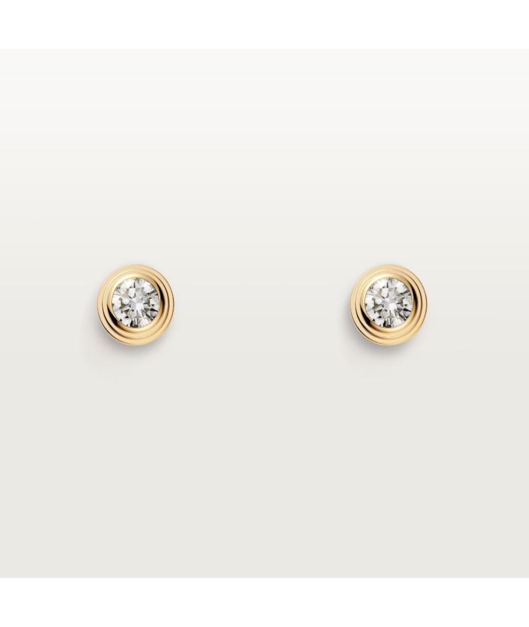CARTIER Золотые серьги из желтого золота, фото 6