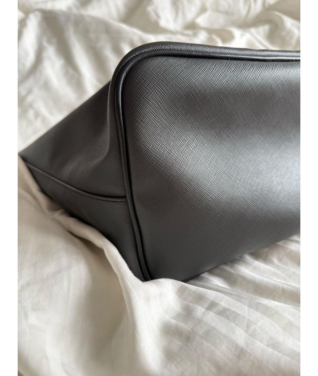 GIVENCHY Черная кожаная сумка тоут, фото 8