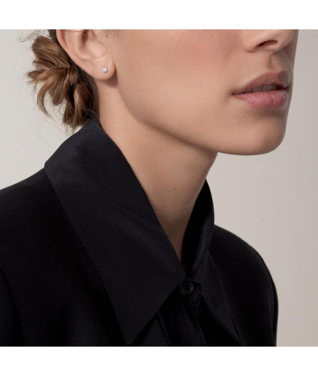 CARTIER Белые серьги из белого золота, фото 2