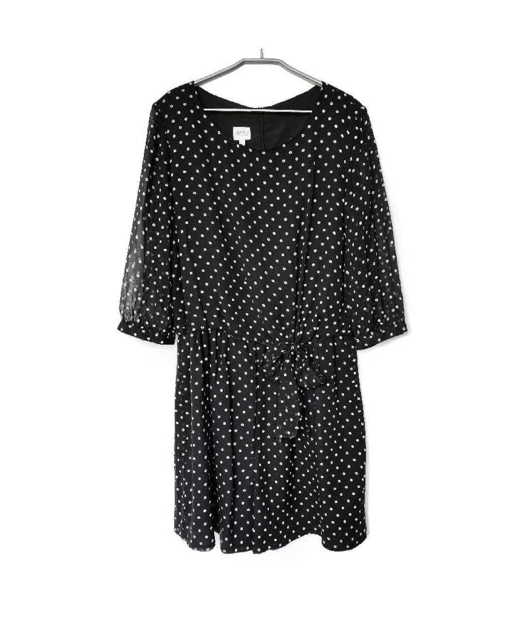 ARMANI COLLEZIONI Черное шелковое коктейльное платье, фото 10